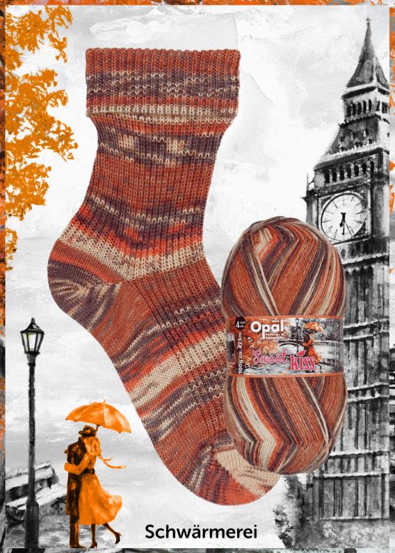 Opal Sock Yarn - Sweet Kiss