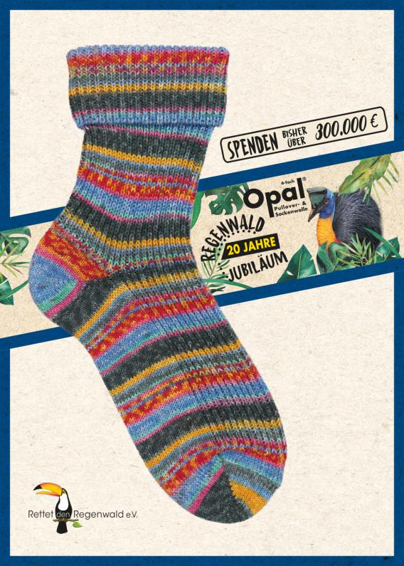 Opal Sock Yarn - Rainforest Project