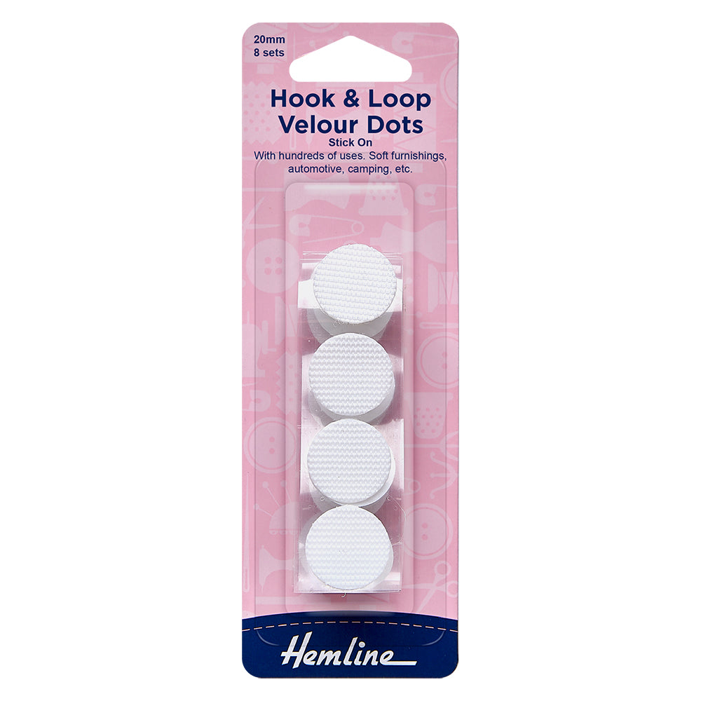 Hemline Velour dots