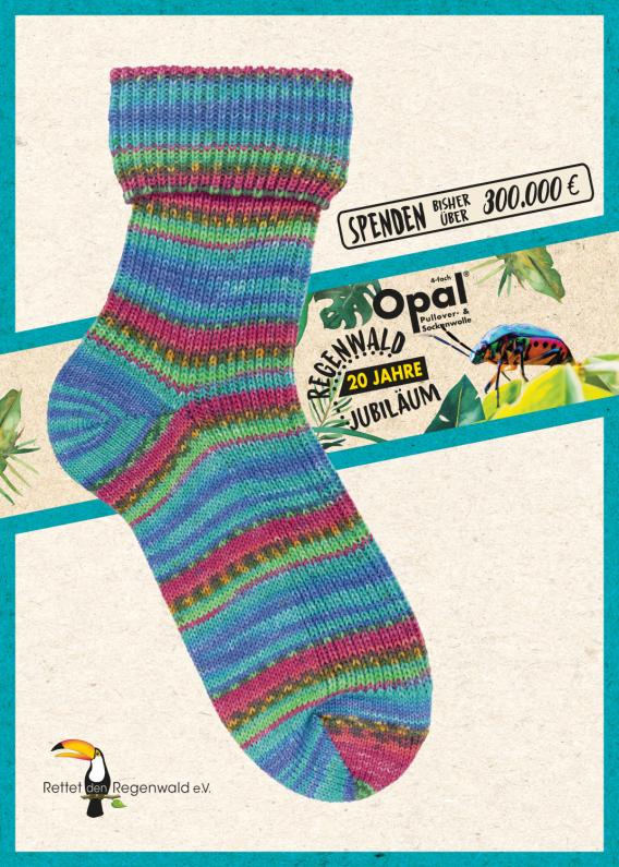 Opal Sock Yarn - Rainforest Project