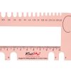 KnitPro Knitting needle and crochet gauge with Yarn cutter