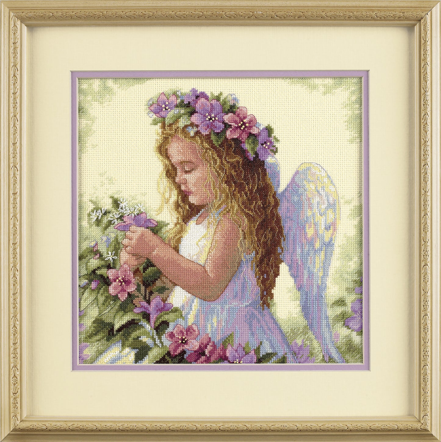 Dimensions Counted Cross Stitch Kit - Passion Flower Angel