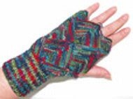 Adult Domino Gloves knitting pattern