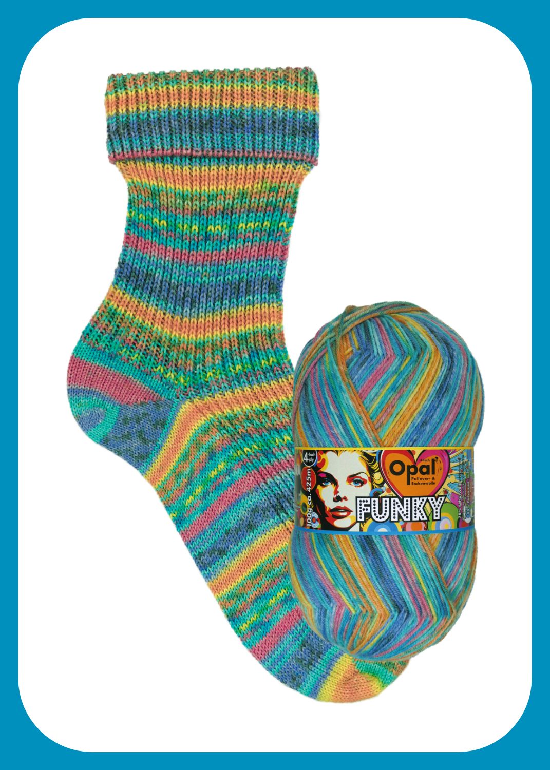 Opal Sock Yarn - Funky
