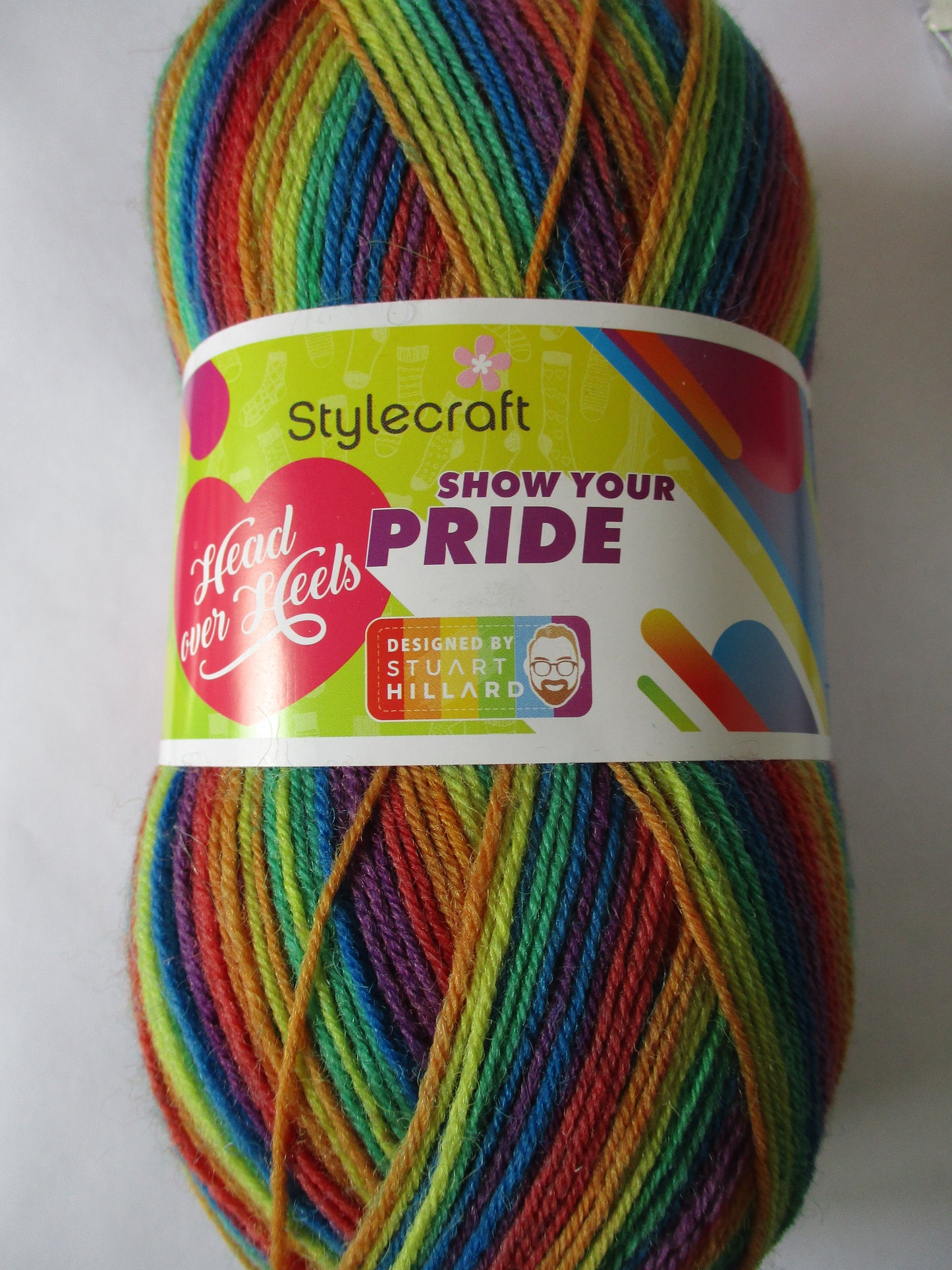 Stylecraft Head Over Heels 4 Ply Yarn - Pride