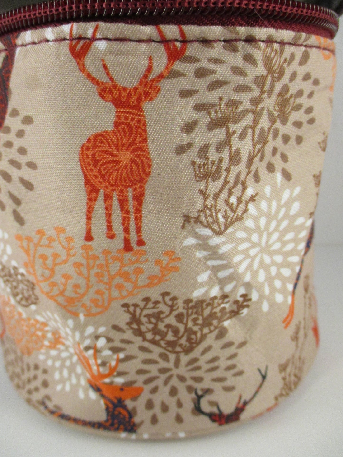Knitters bag - Yarn dispenser bag - Deer