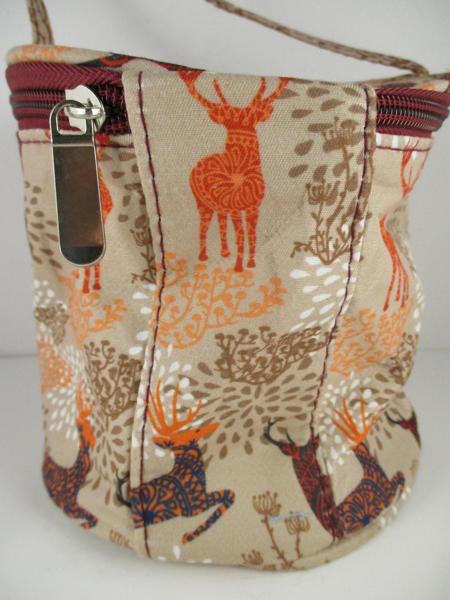 Knitters bag - Yarn dispenser bag - Deer