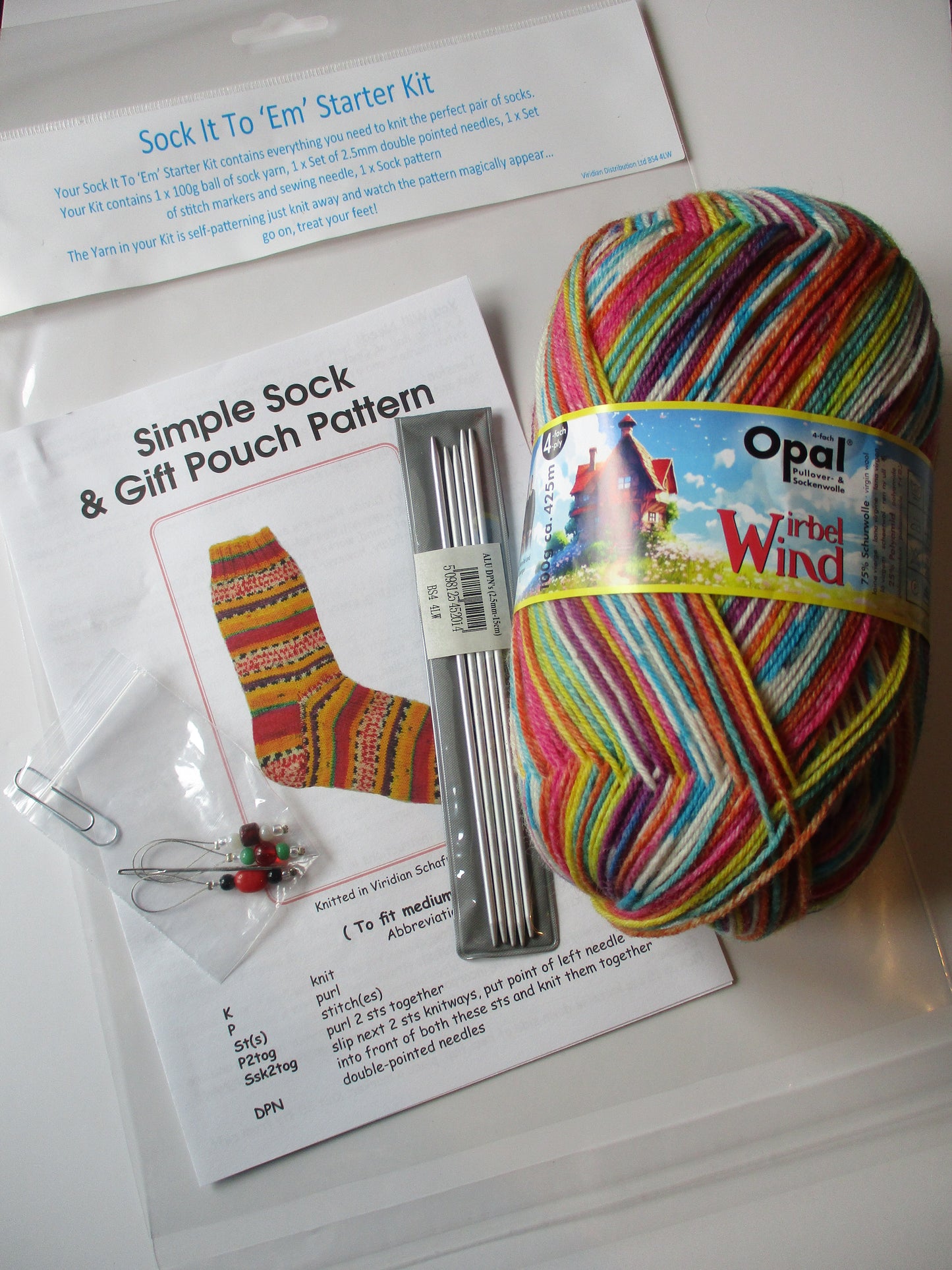 Sock It To 'Em - Starter Knitting Kit