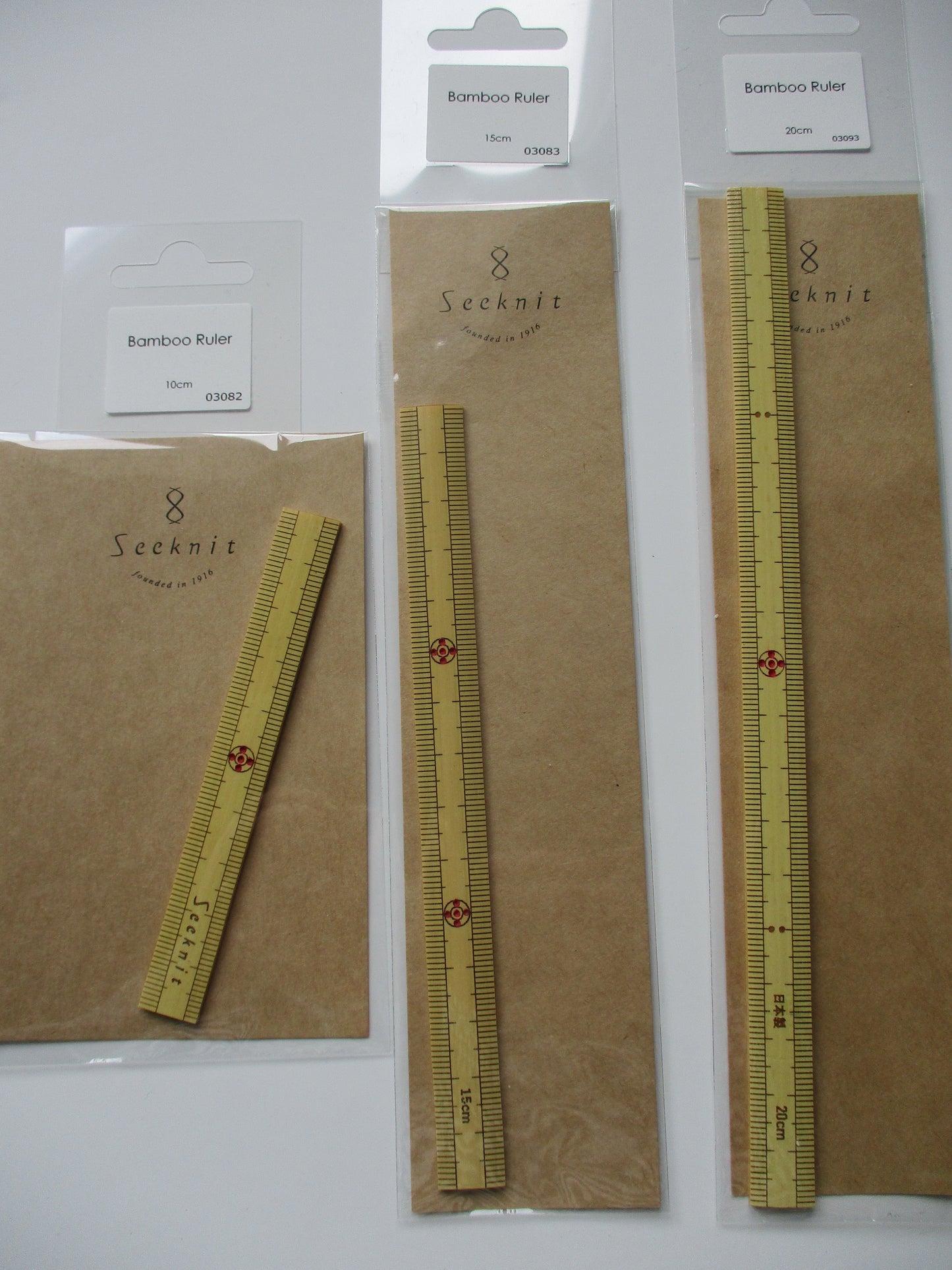 SeeKnit - Mini bamboo rulers