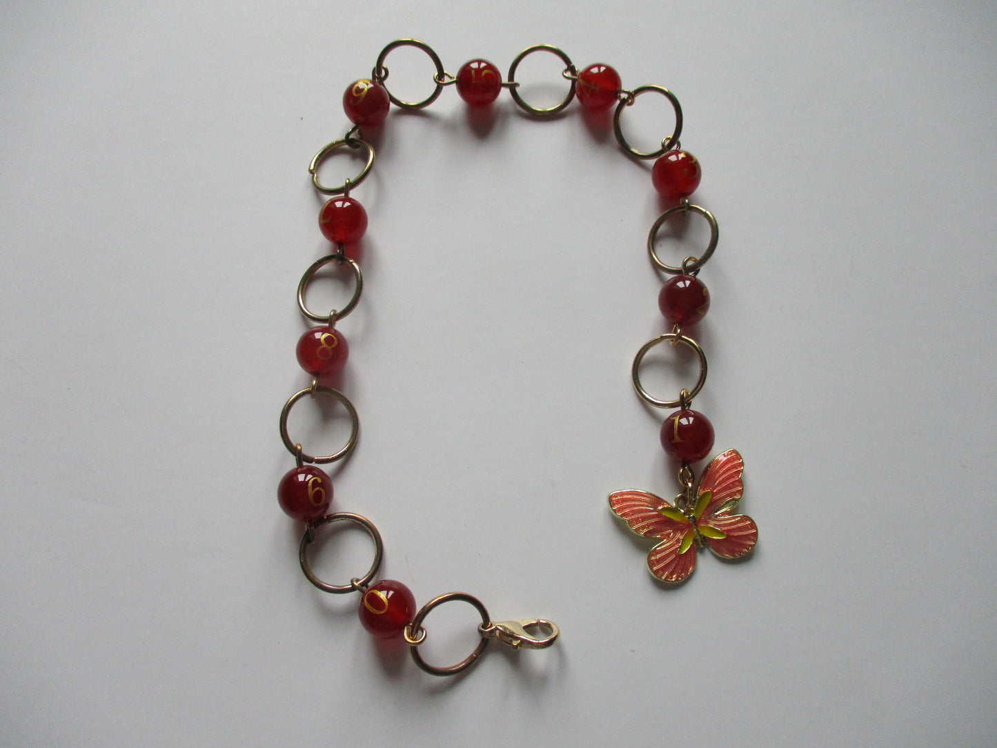 Butterfly stitch marker and row counter