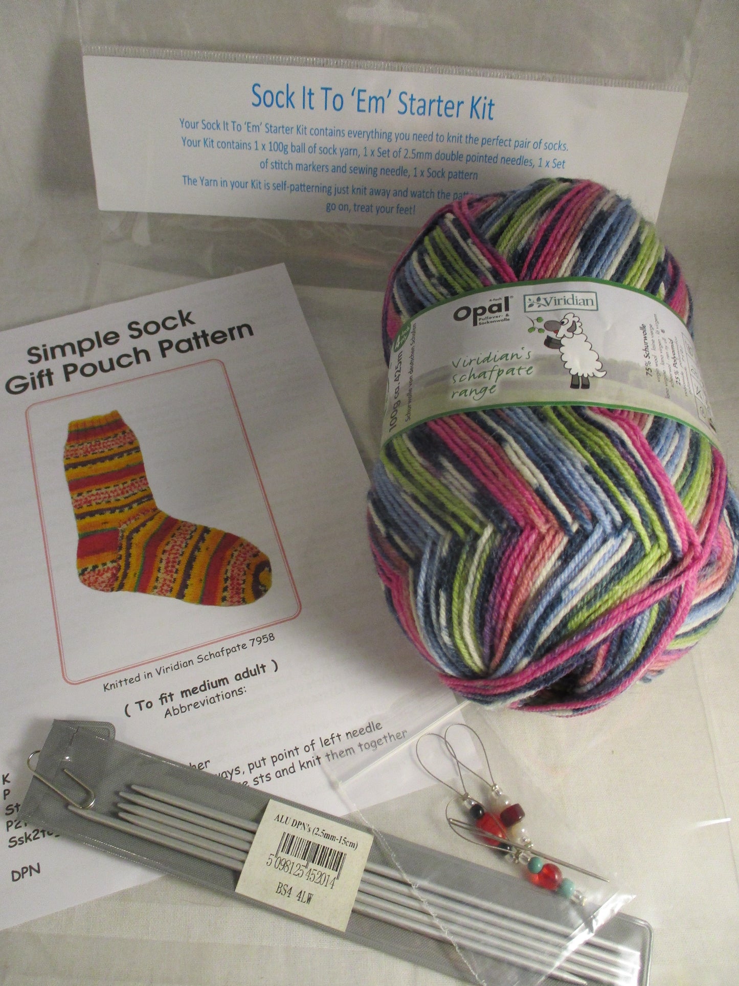 Sock It To 'Em - Starter Knitting Kit