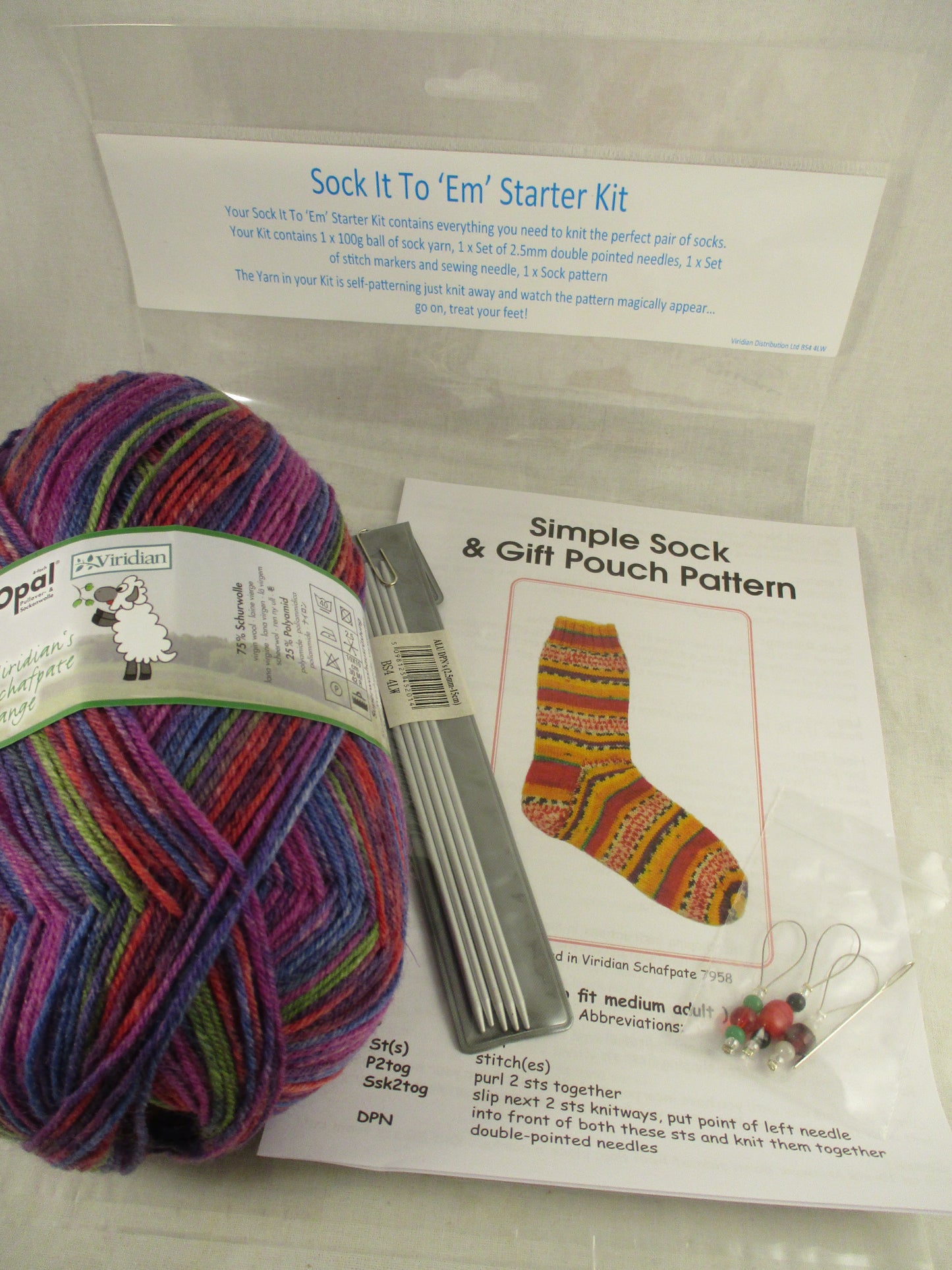 Sock It To 'Em - Starter Knitting Kit