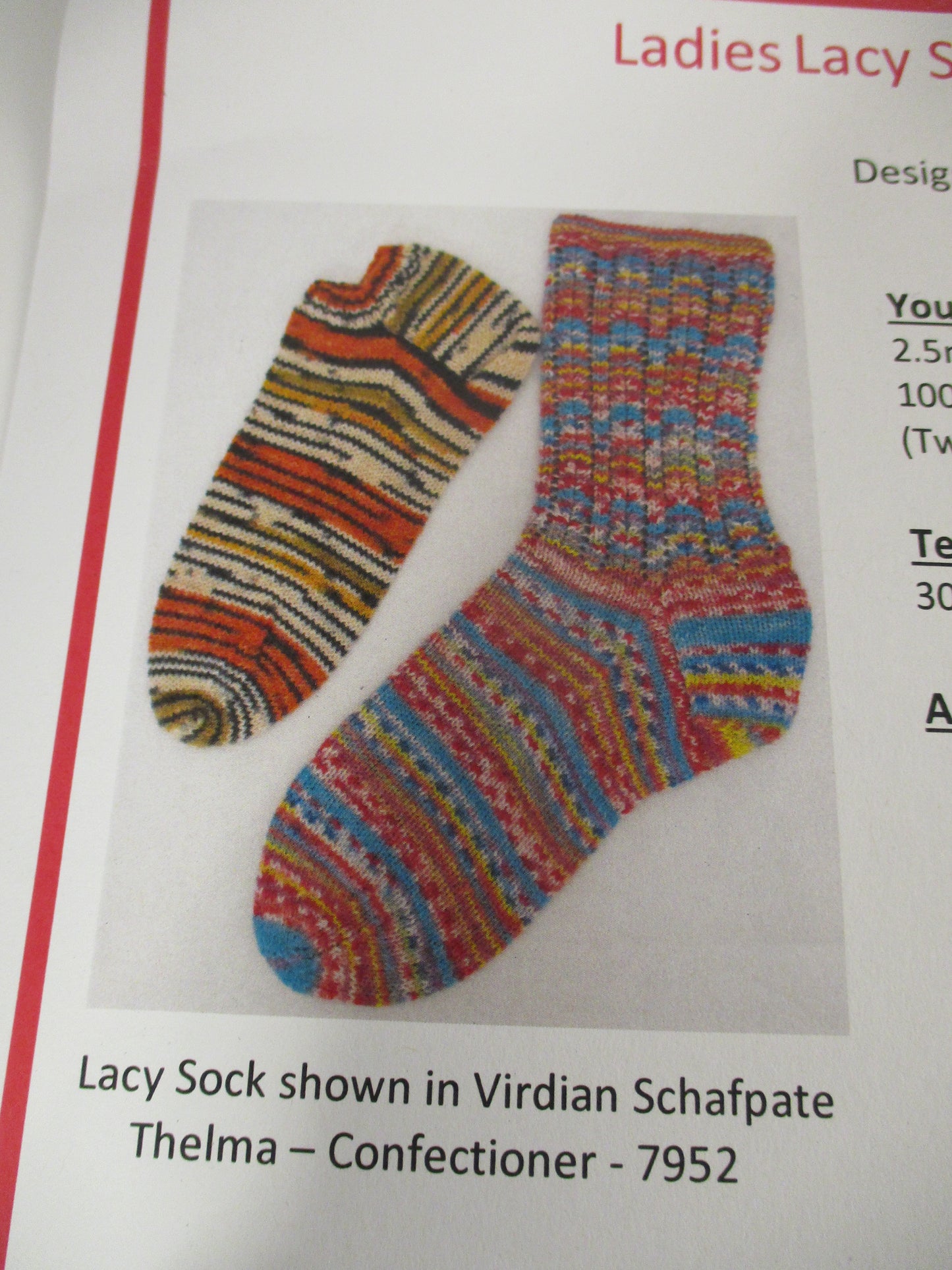 Sporty Sock Knitting Pattern