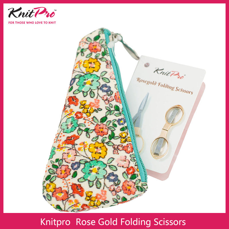 KnitPro Rosegold Folding Scissors