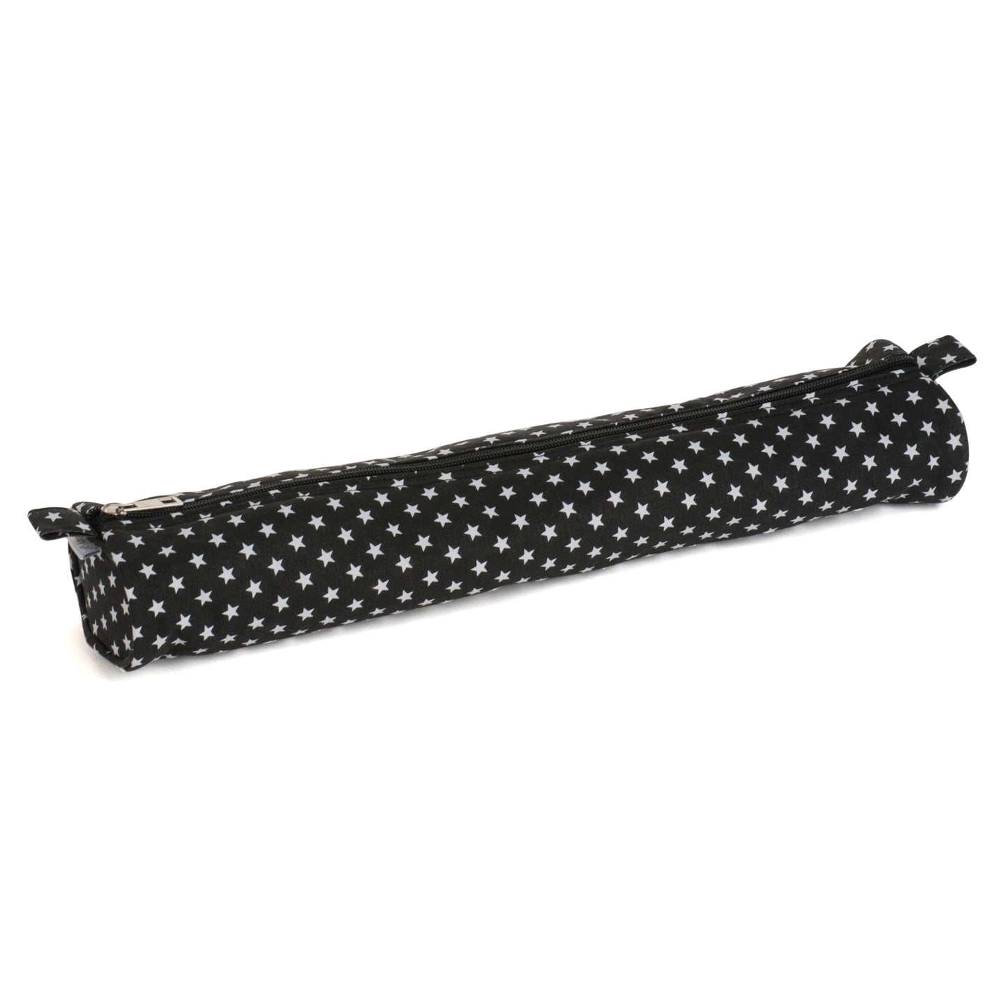 Knitting Needle Holder - Black with star design