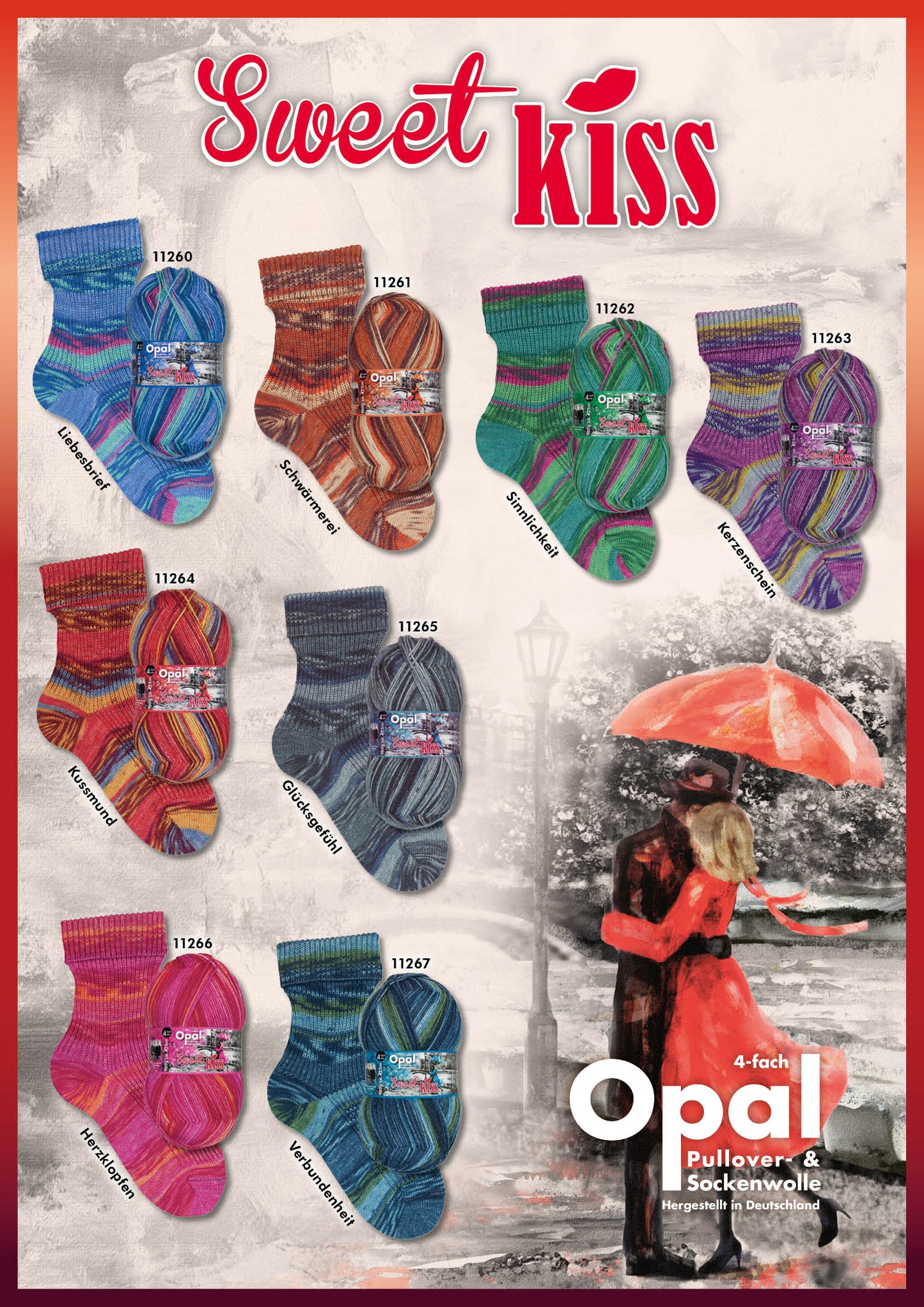 Opal Sock Yarn - Sweet Kiss