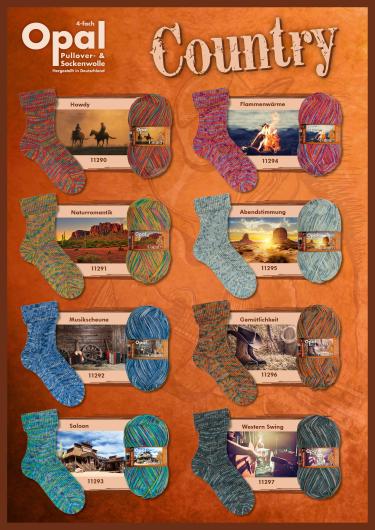 Opal Sock Yarn - Country