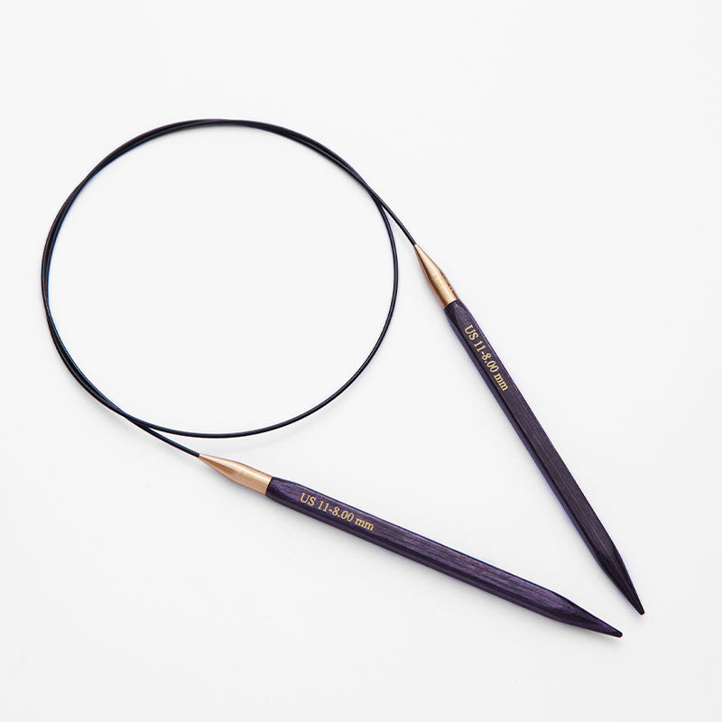 KnitPro J'Adore Cubics Wood Fixed Circular Knitting Needle