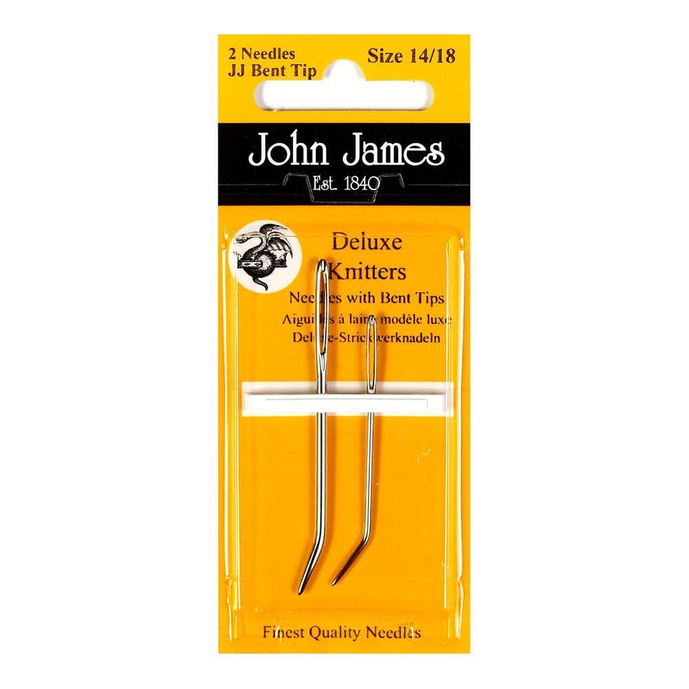 John James Knitters Needles - Bent Tip