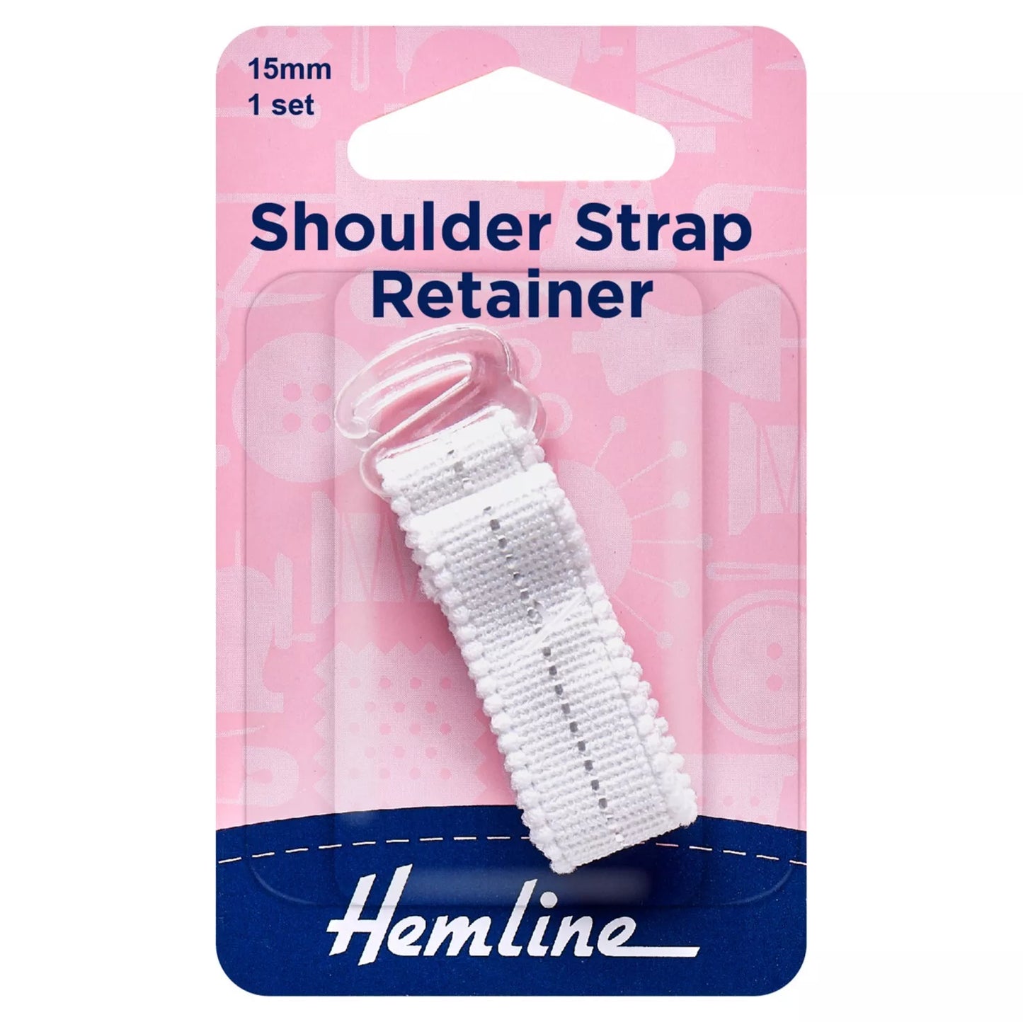 HEMLINE Shoulder Strap Retainers - Bra Strap - Black, Beige or White