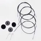 KnitPro Interchangeable Cables Stainless Steel