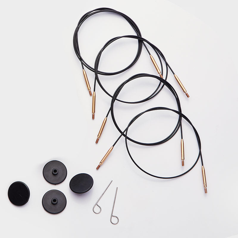 KnitPro Interchangeable Cables Stainless Steel