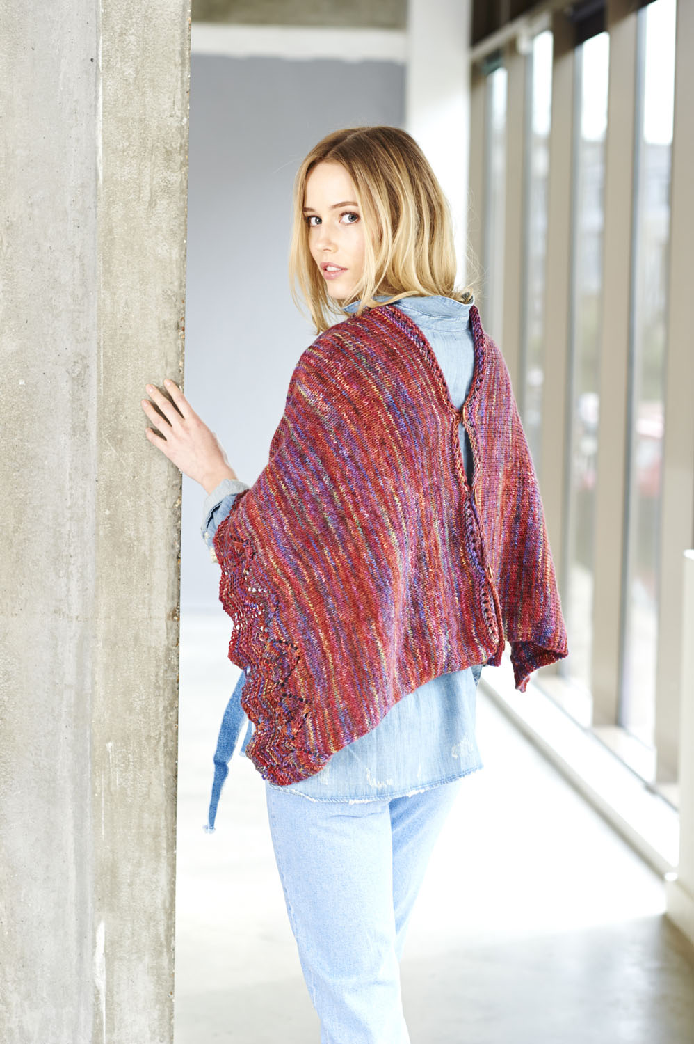 Stylecraft Knitting Pattern Batik Elements 9407 Poncho & Top