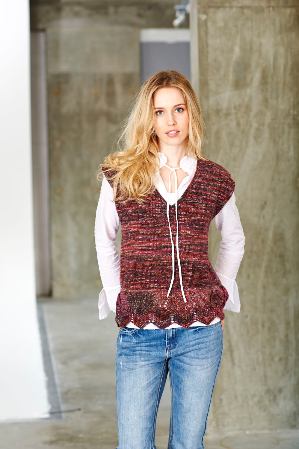 Stylecraft Knitting Pattern Batik Elements 9407 Poncho & Top