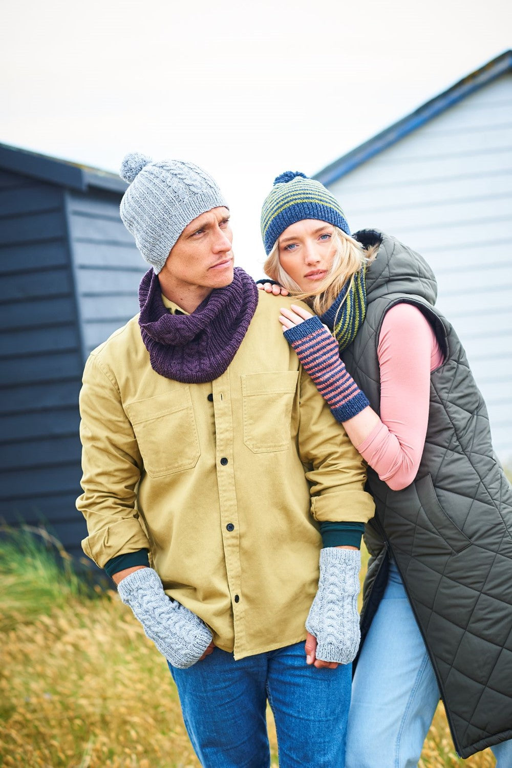 Stylecraft Knitting Pattern 9955 Recreate DK Hats and wristwarmers