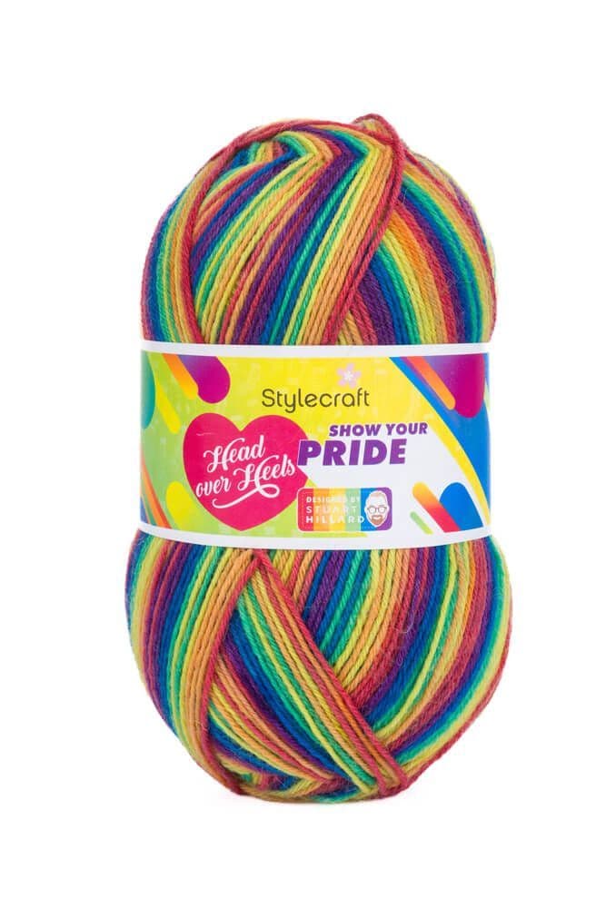 Stylecraft Head Over Heels 4 Ply Yarn - Pride