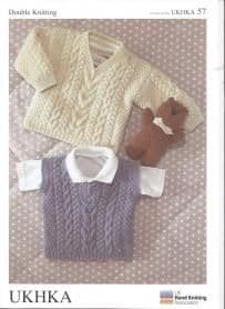 UKHKA 57 - Childrens Cable sweater pattern