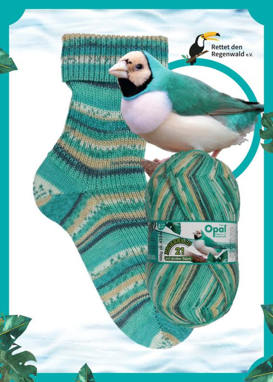 Opal Sock Yarn - Rainforest
