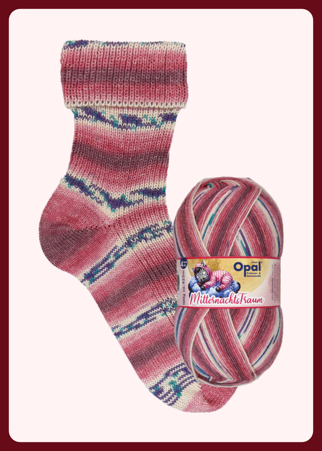 Opal Sock Yarn - Midnight Dream