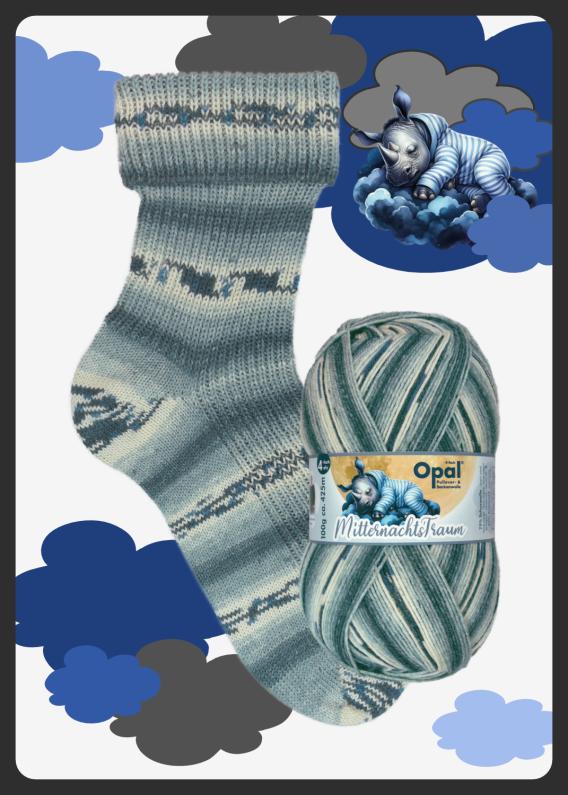 Opal Sock Yarn - Midnight Dream
