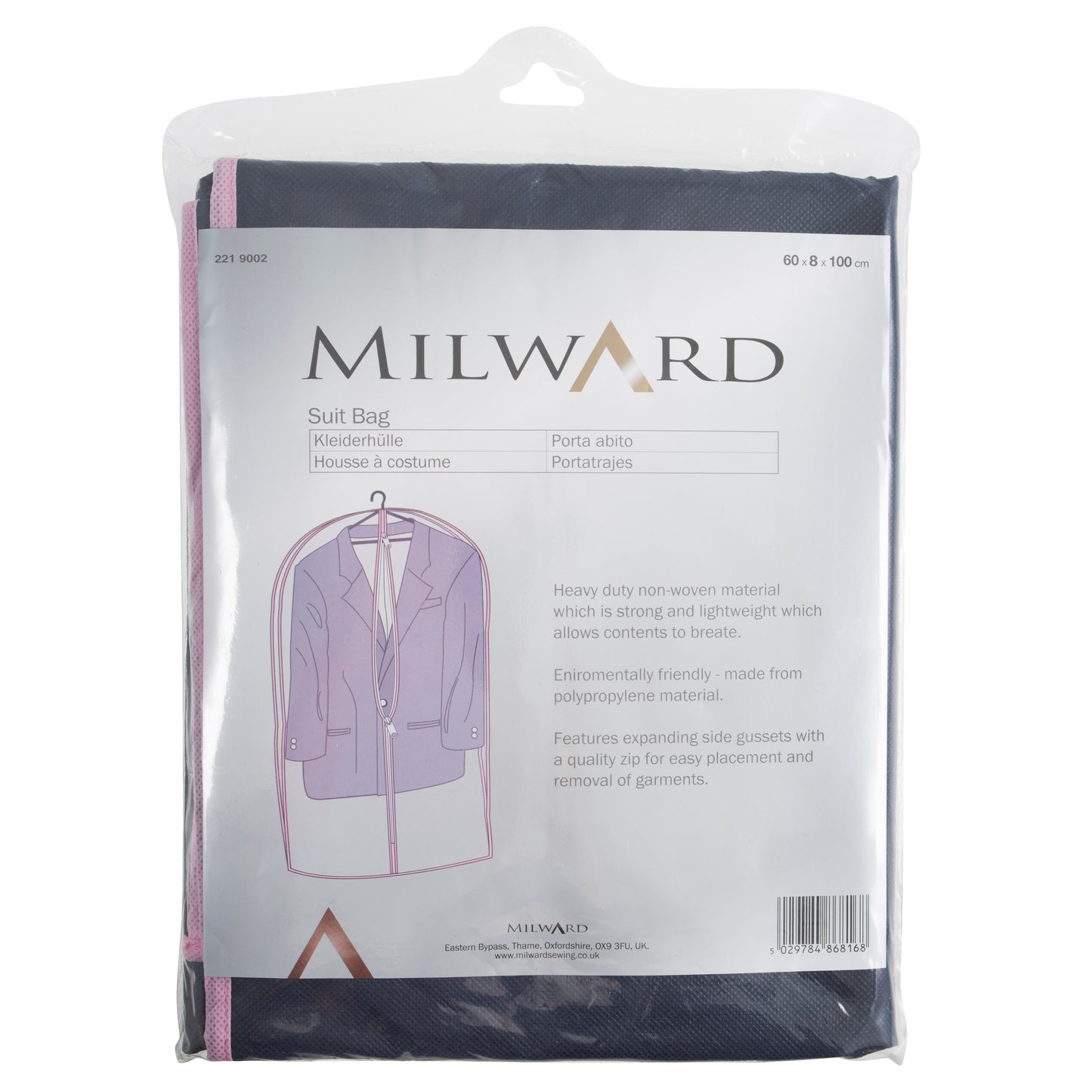 Milward Garment Covers - Suit or Dress