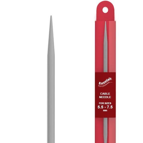 Essentials Cranked Cable Needles/Straight