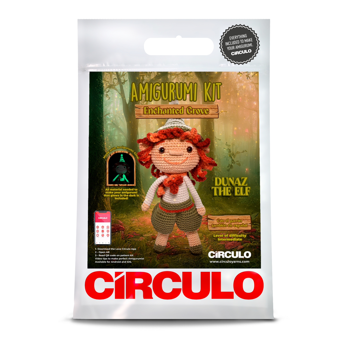 Circulo Amigurumi Too Cute Kit - Dunaz the Elf