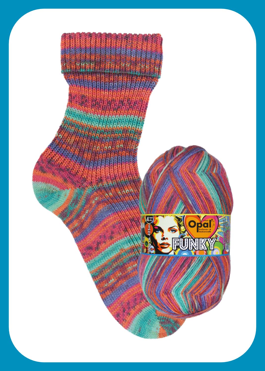 Opal Sock Yarn - Funky