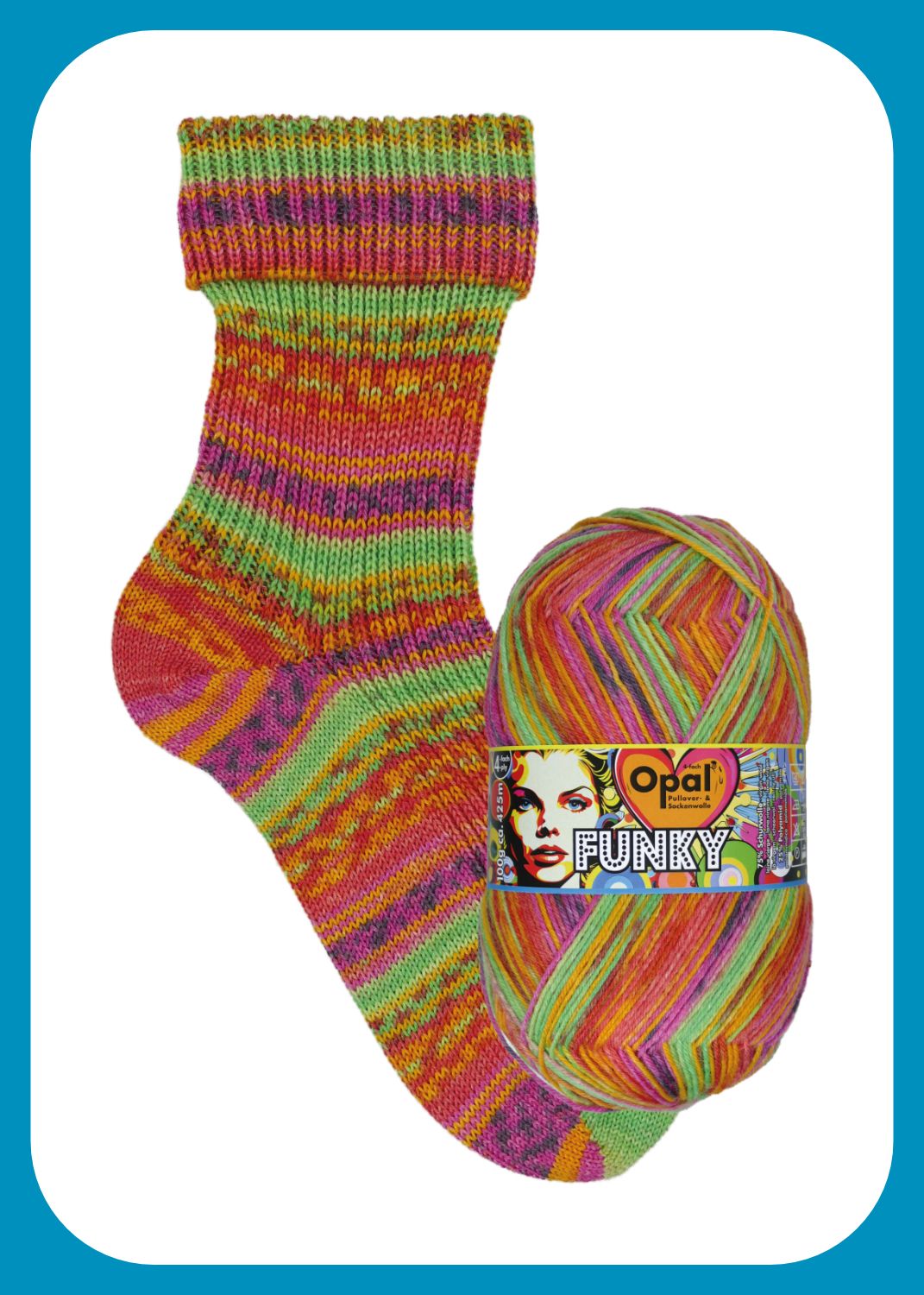 Opal Sock Yarn - Funky