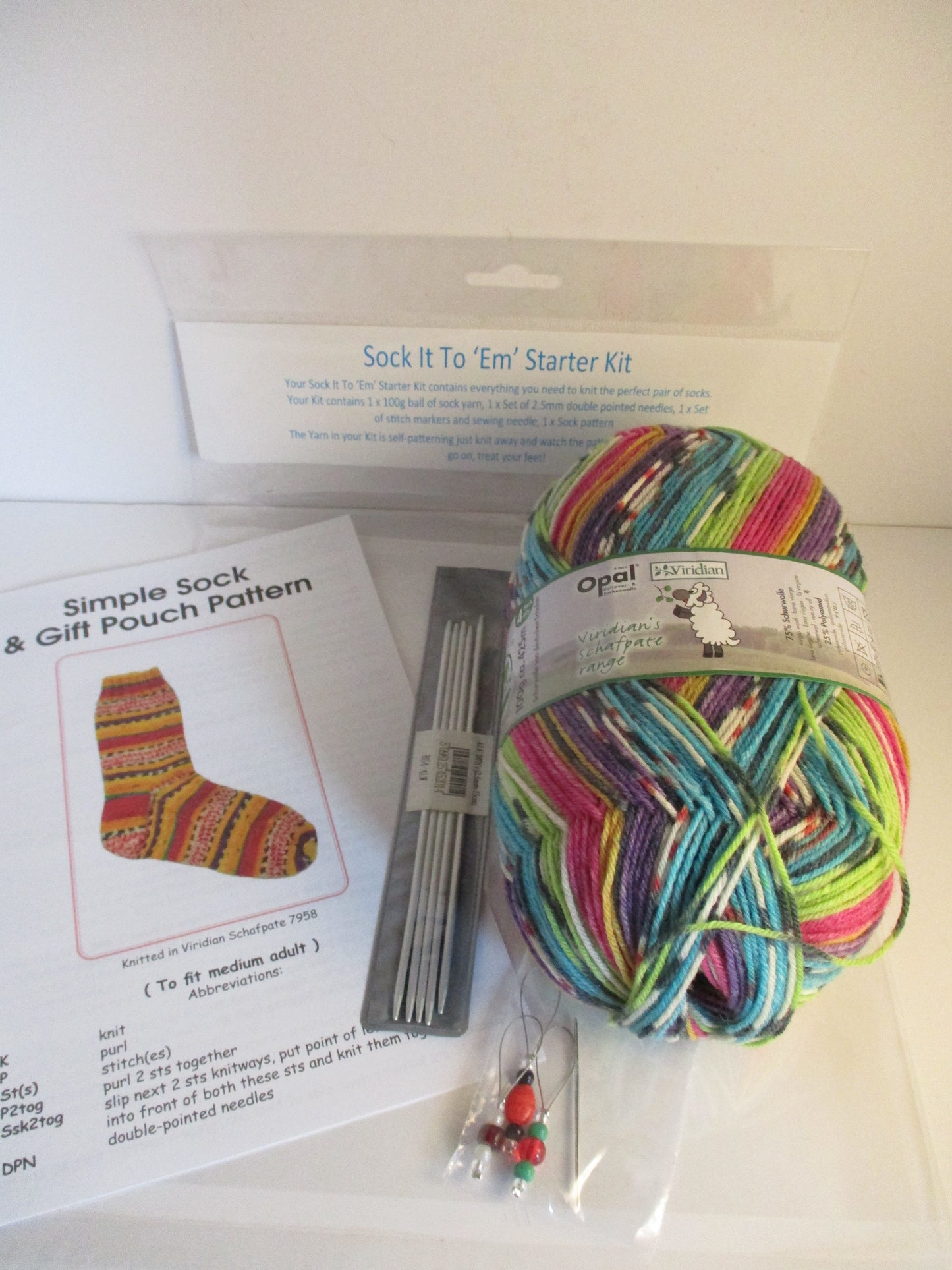 Sock It To 'Em - Starter Knitting Kit