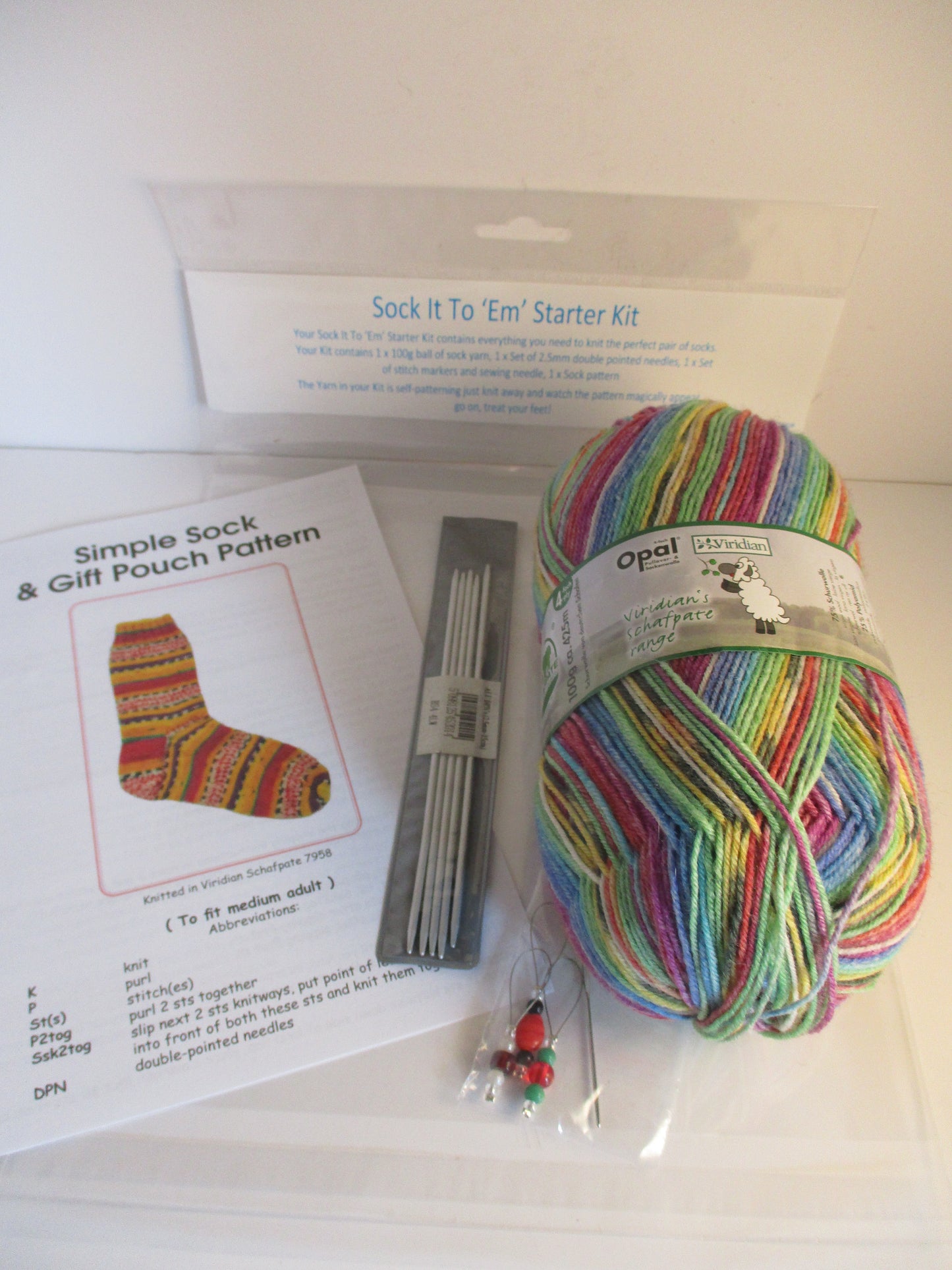 Sock It To 'Em - Starter Knitting Kit