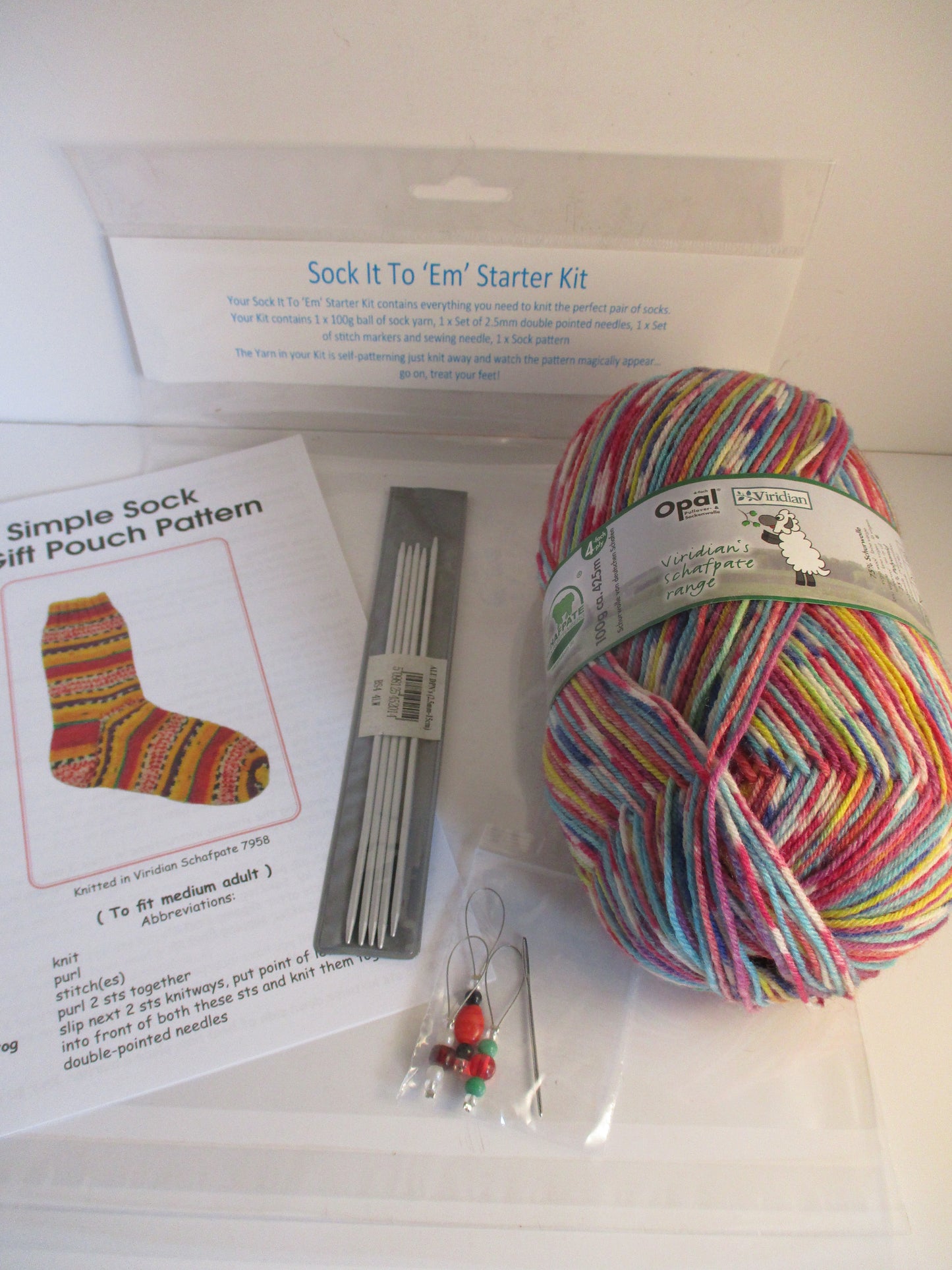 Sock It To 'Em - Starter Knitting Kit