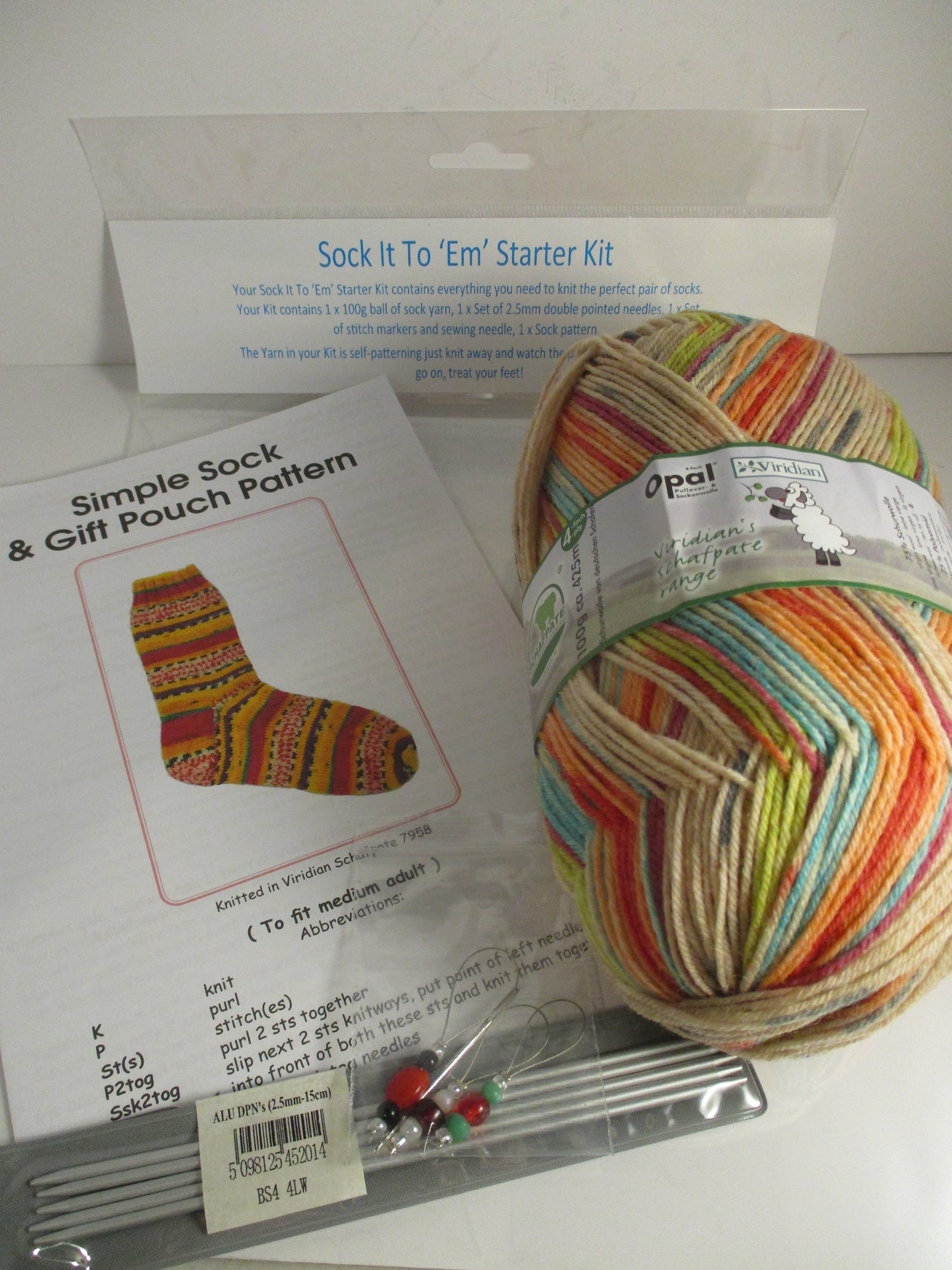 Sock It To 'Em - Starter Knitting Kit