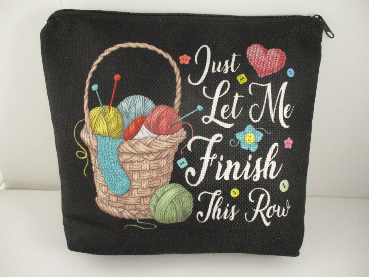 Knitters bag - Just let me finish this row