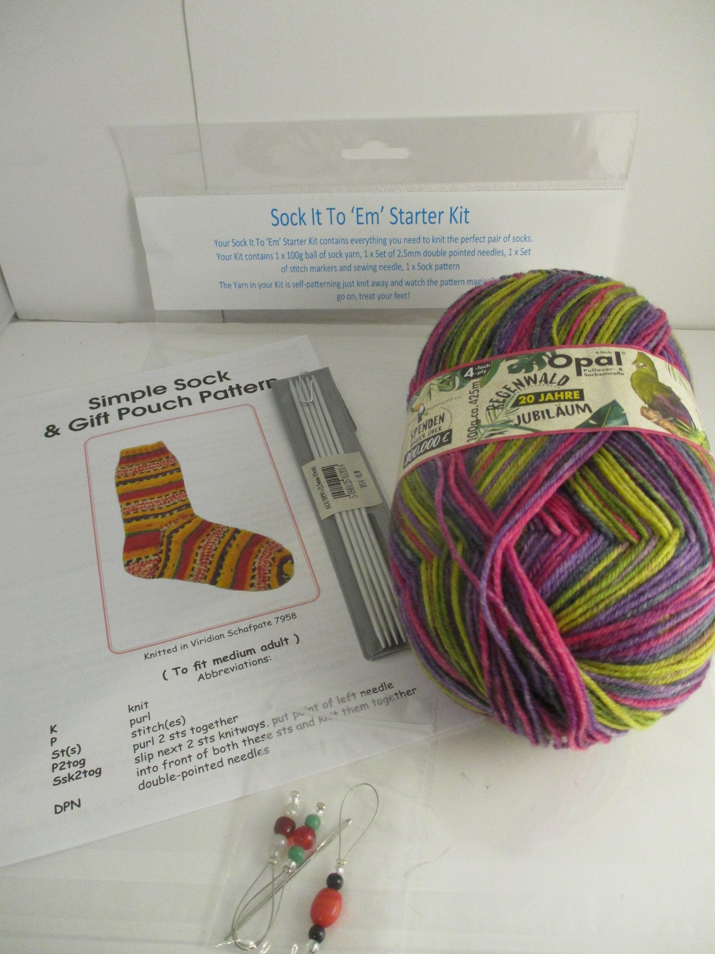 Sock It To 'Em - Starter Knitting Kit