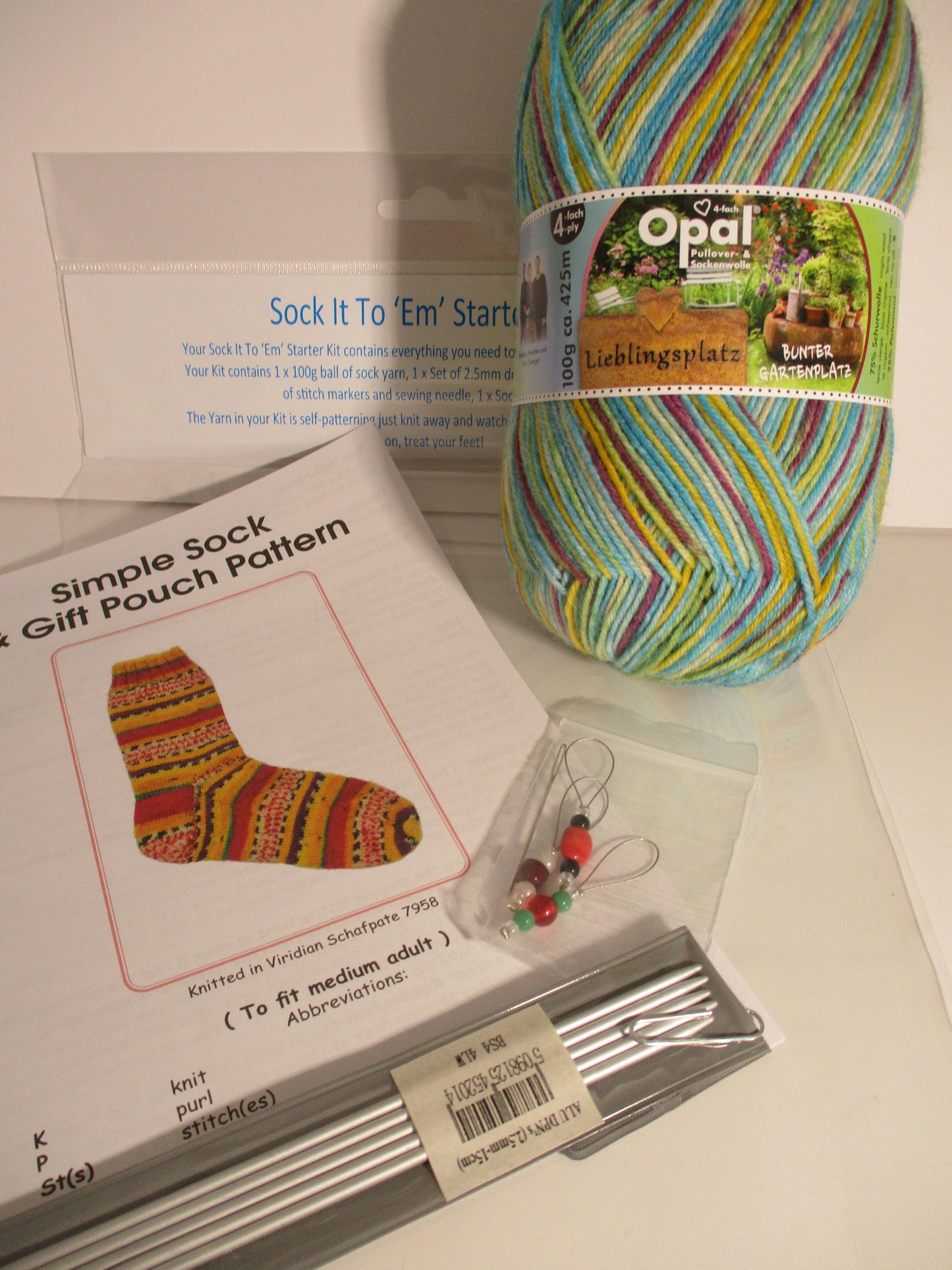 Sock It To 'Em - Starter Knitting Kit