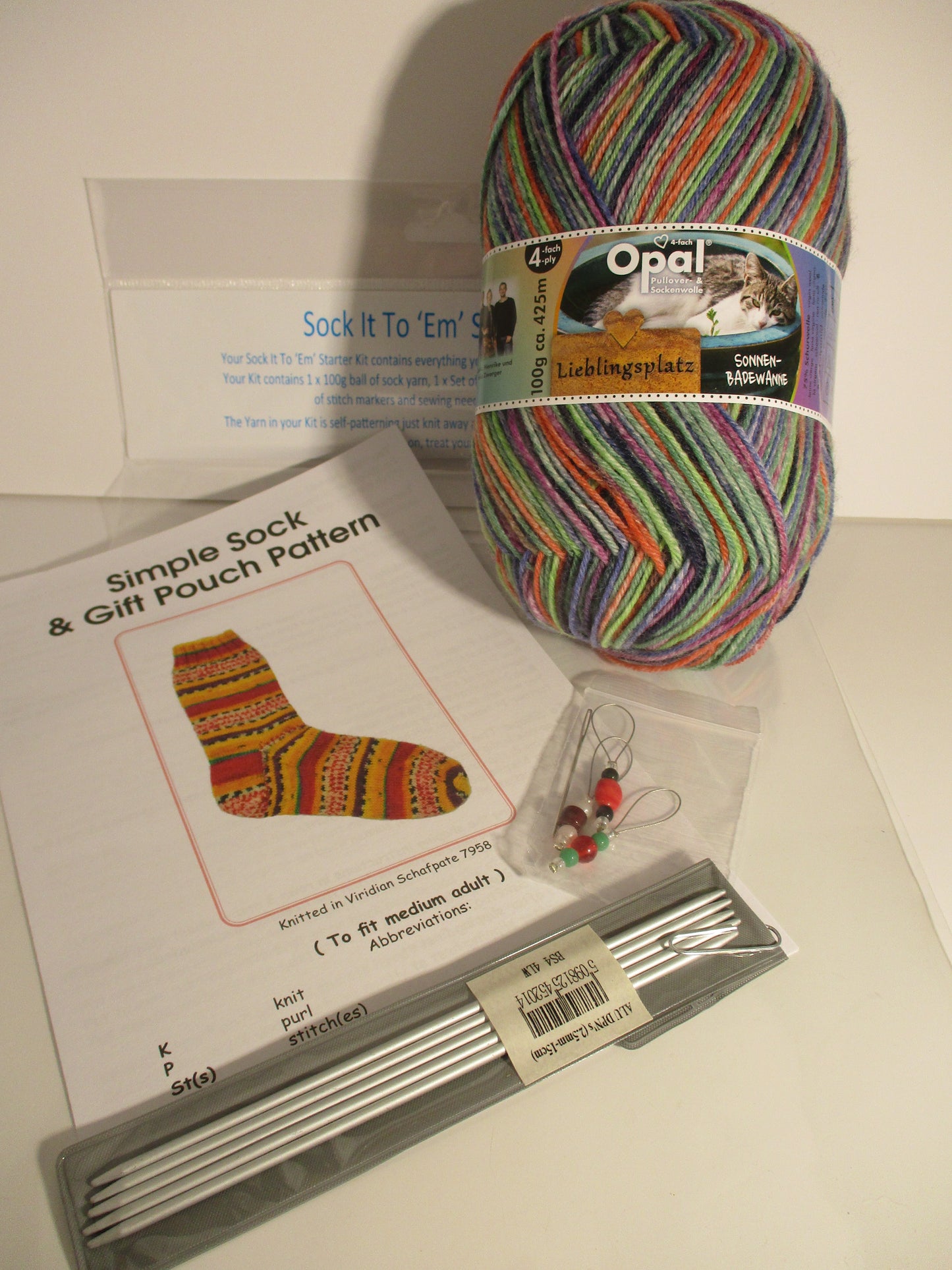 Sock It To 'Em - Starter Knitting Kit