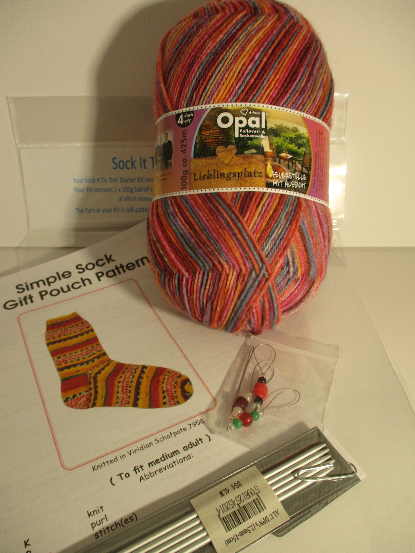 Sock It To 'Em - Starter Knitting Kit