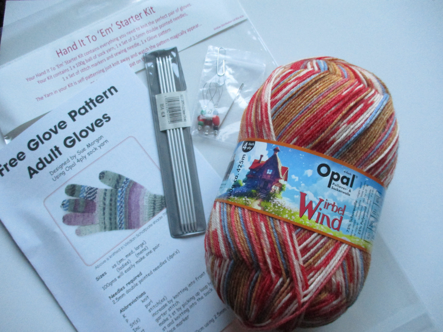 Hand It To 'Em - Starter Glove Knitting Kit