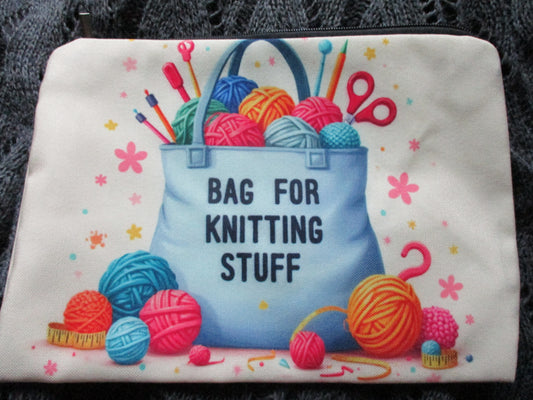 Knitters bag - Bag For Knitting Stuff